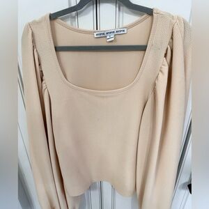 HYFVE Cream Long Sleeve Top
